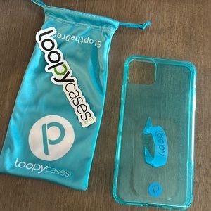GUC Clear Blue Loopy iPhone 11 Pro Max Case